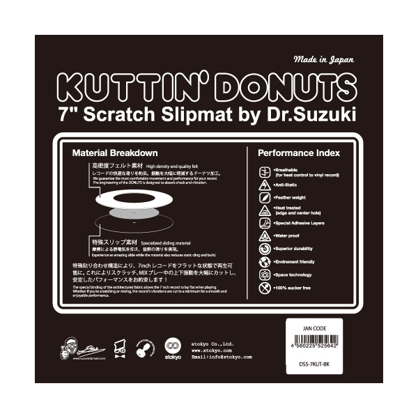 Dr. Suzuki Kuttin Donuts 7 inch Slipmat