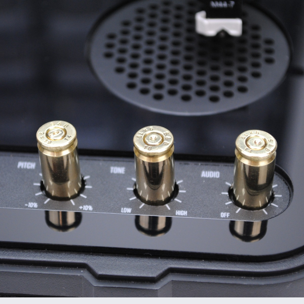 3 knobs from real 9mm sleeves