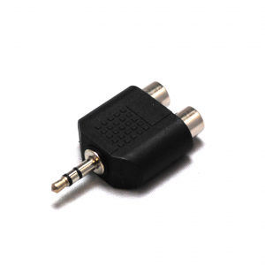Audio Adapter 3.5mm male to 2x RCA Stereo female