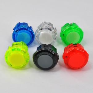 24mm Transparent Colored Arcade Push Button